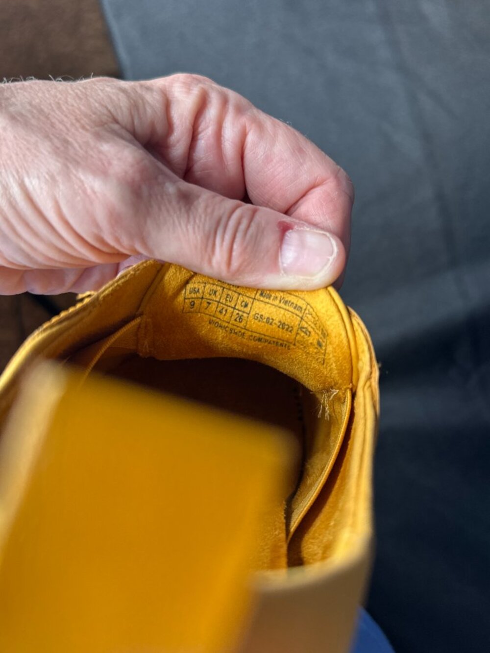 Vionic Slip-On Sneakers in Mustard Yellow - Picture 7 of 7